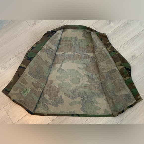 Vintage Repurposed Camo Shirt Jacket (Unisex) - Picture 5 of 10